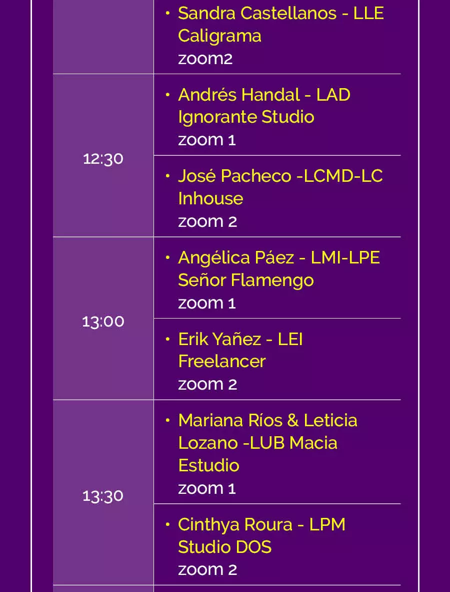 Agenda Ruta E