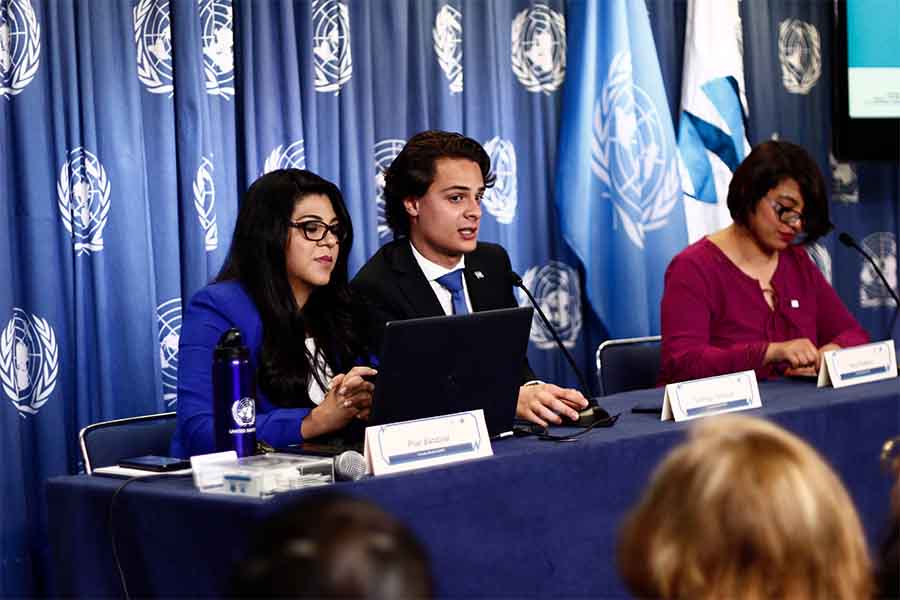 Estudiante Tec representando a México en la ONU 