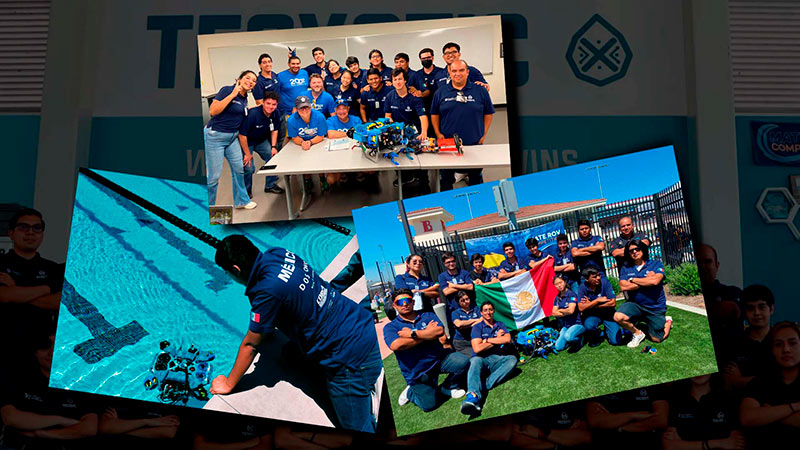 TecXotic el equipo del Tec campus Cuernavaca que ha participado por siete años en el MATE ROV Competition