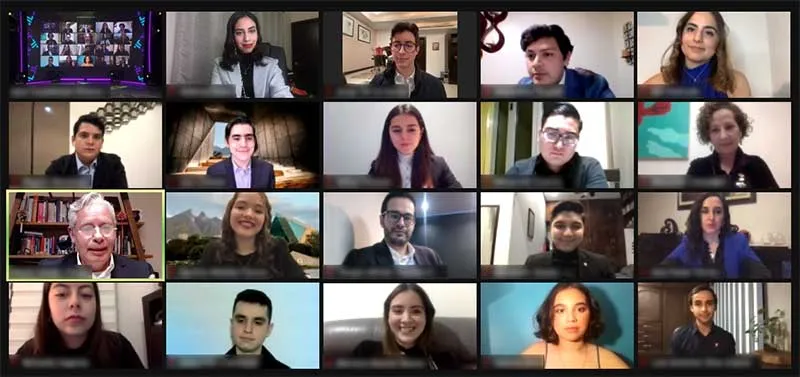 Sesión virtual, toma de protesta nueva FETEC