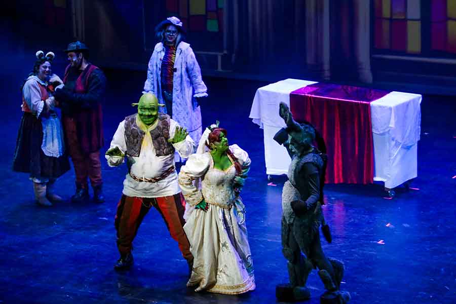 Shrek, el musical, en el Tec Guadalajara. 