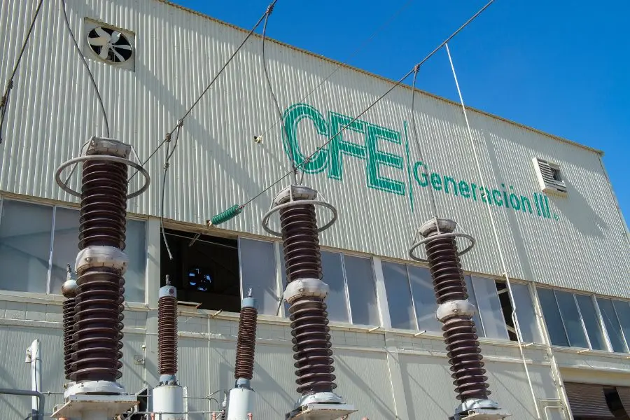 Planta de la CFE en México