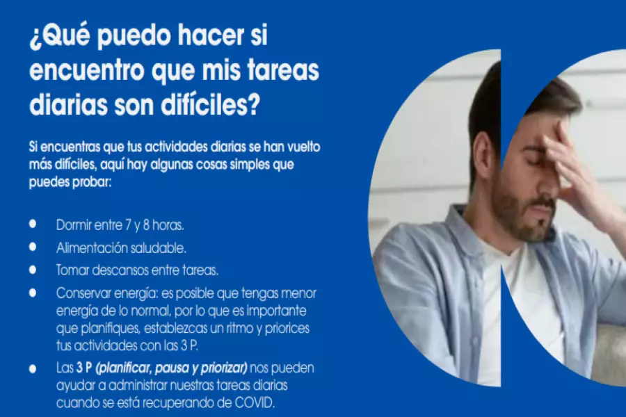 Consejos para pacientes con COVID persistente