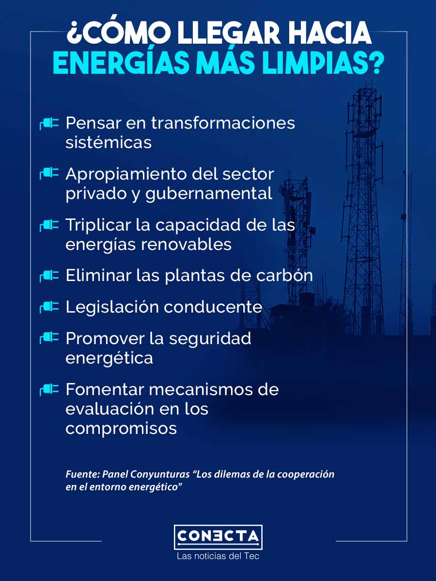 Soluciones propuestas por especialistas para llegar hacia energías más limpias