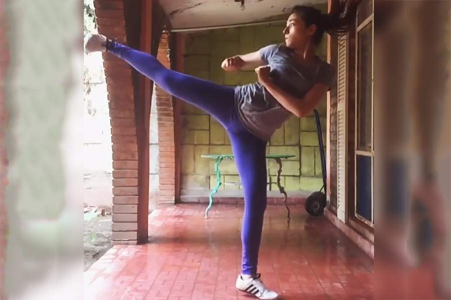 La EXATEC Tabatha Cantú practica seis veces a la semana karate