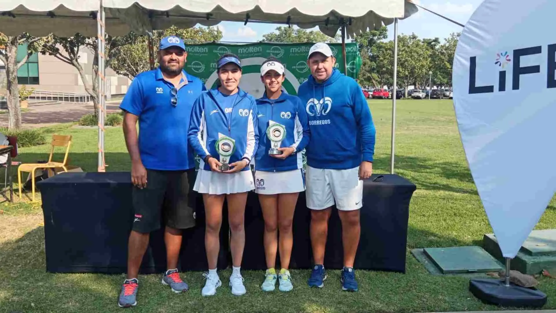 La dupla de tenistas del Tec campus Puebla se posicionó como la segundo mejor en todo el país