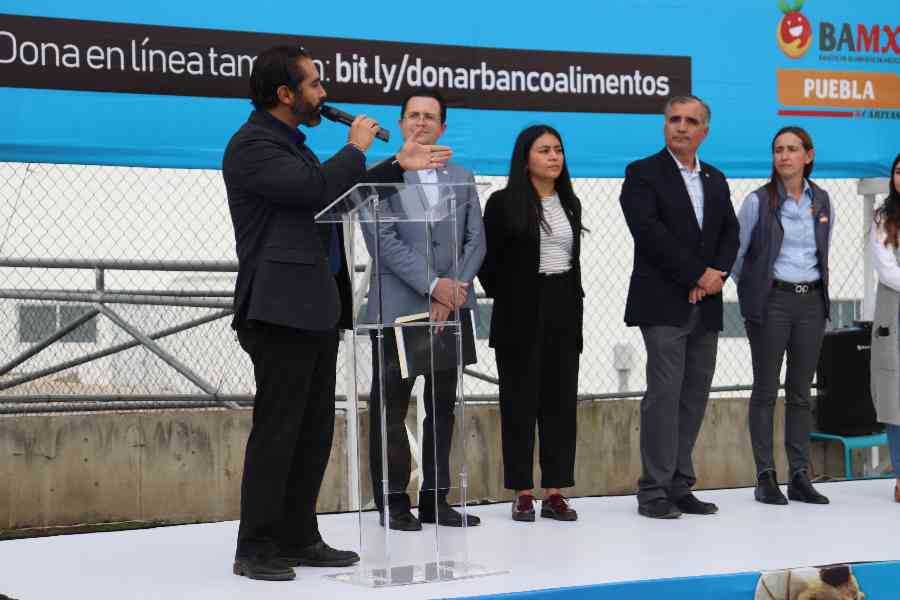 José Miguel Rojas, director del Banco de Alimentos en Puebla