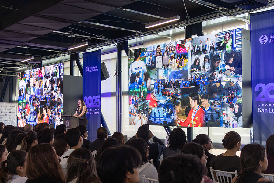 Directivos y estudiantes presentaron ante la comunidad potosina los resultados del periodo 2025