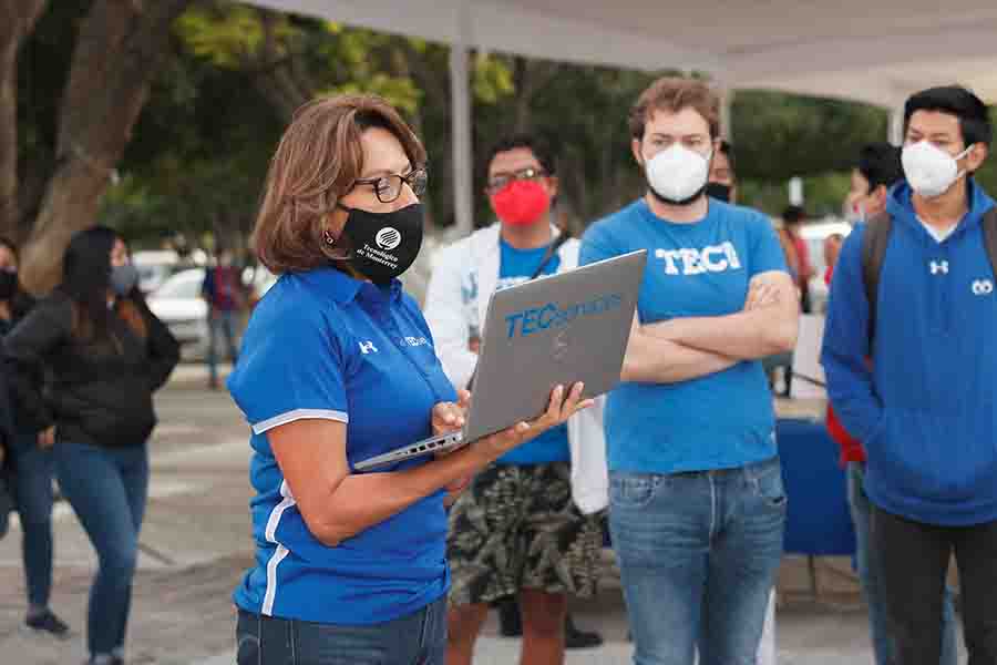 Tec de Monterrey campus Querétaro funge como centro de vacunación contra COVID-19 para jóvenes de 18 a 29 años de la comunidad Tec y personal médico del Estado.