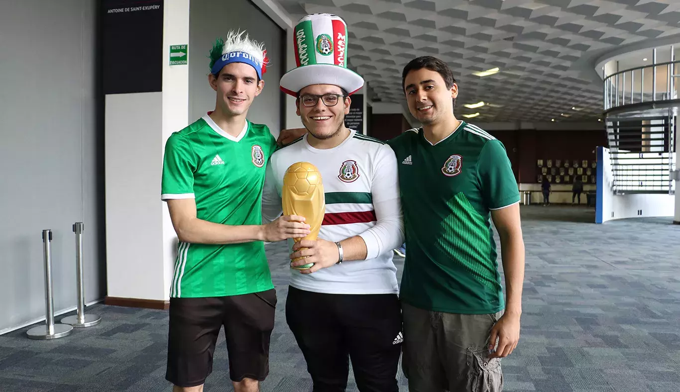 Comunidad Tec vivió el ambiente mundialista en el partido de México contra Suecia