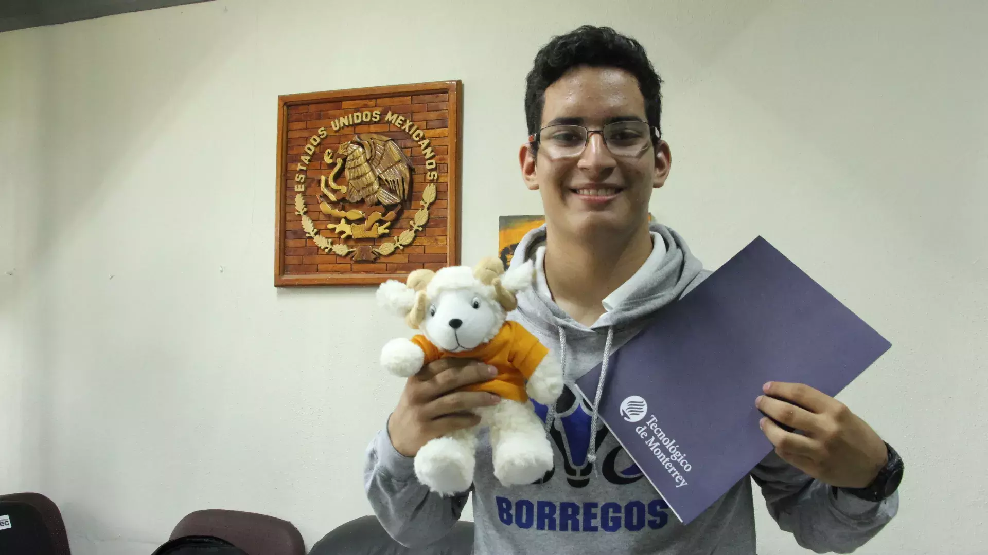 Humberto Uquillas estudiará IMT en el Tecnológico de Monterrey campus San Luis Potosí