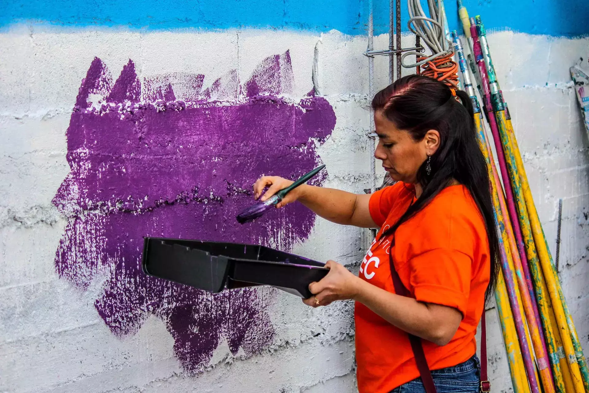 La obra formó parte del proyecto COLOSAL.