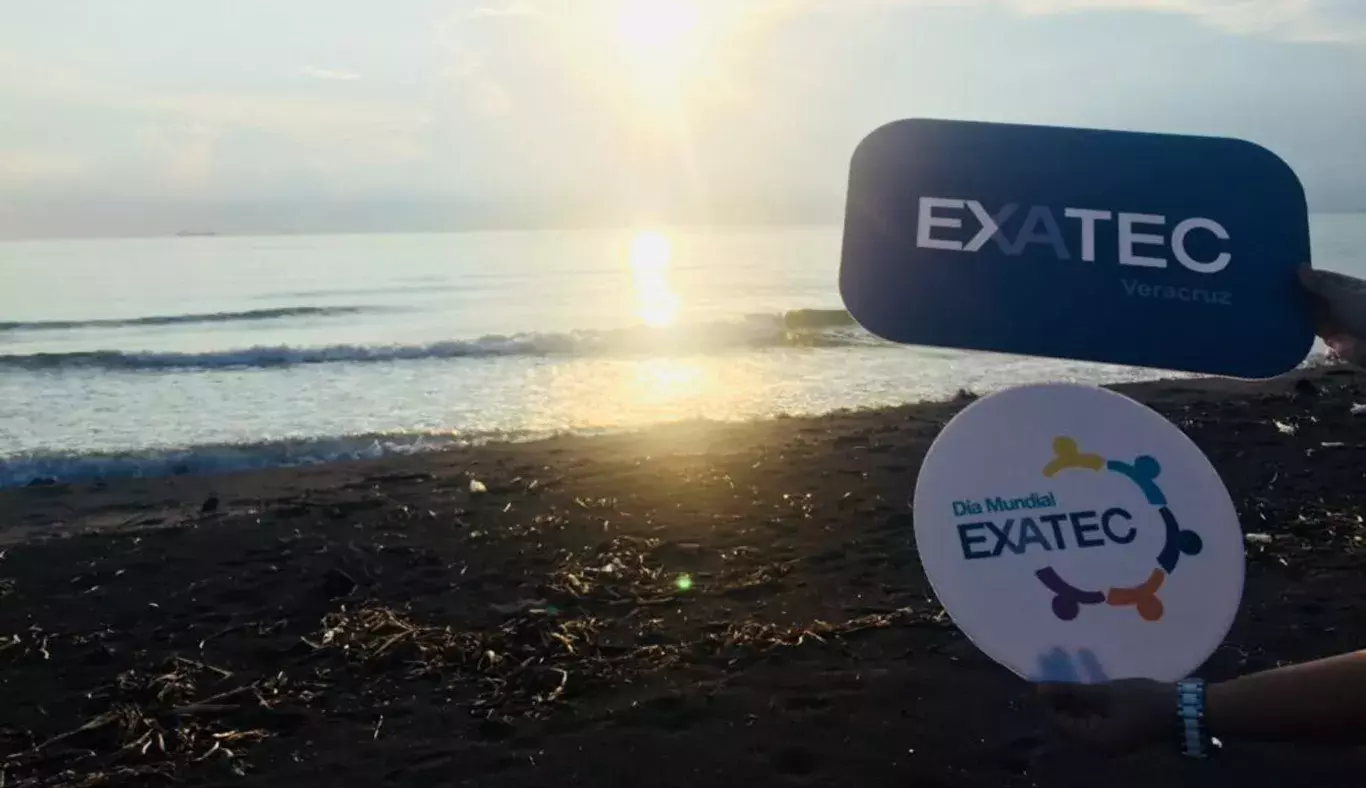 En Veracruz, los egresados del Tec se dedicaron a la limpieza en las playas.