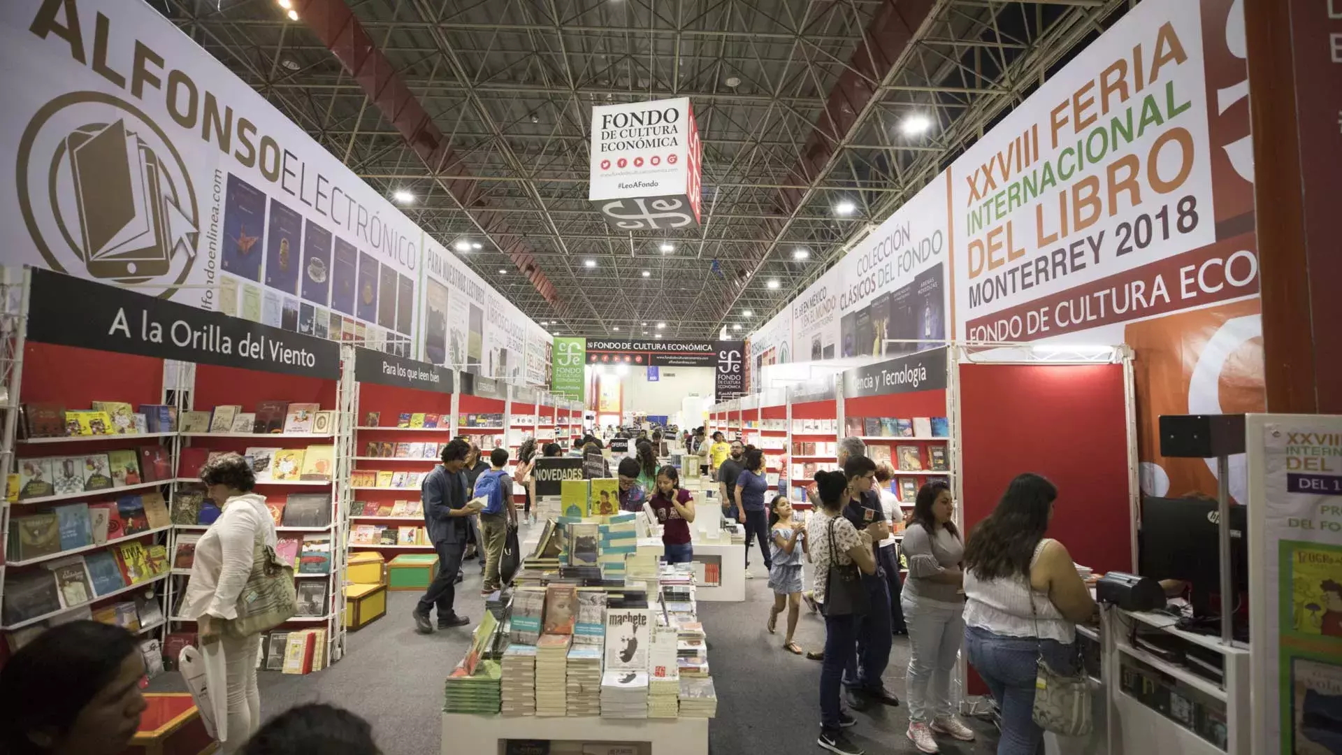 Feria Internacional del Libro Monterrey 2018.