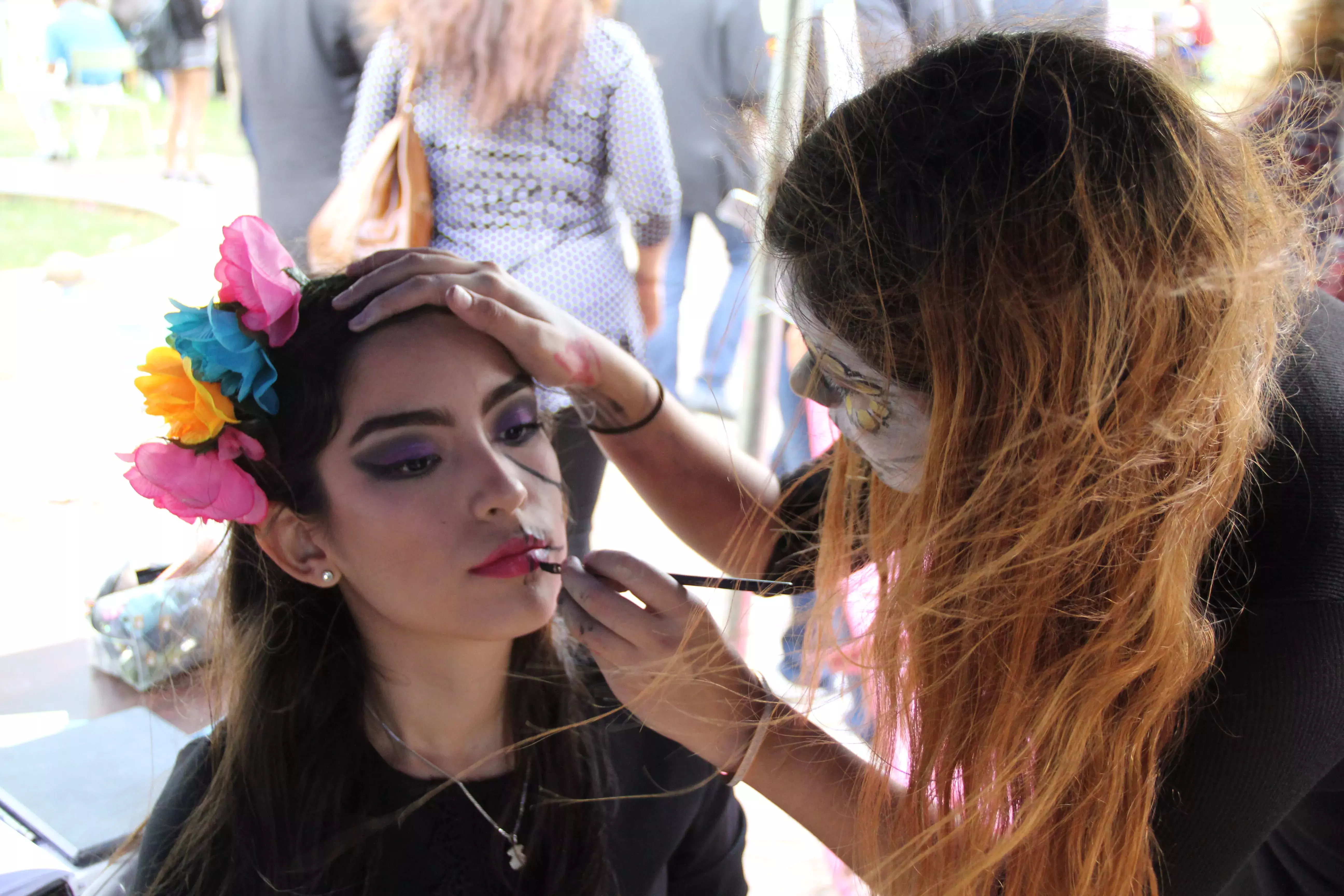 Maquillaje de catrinas