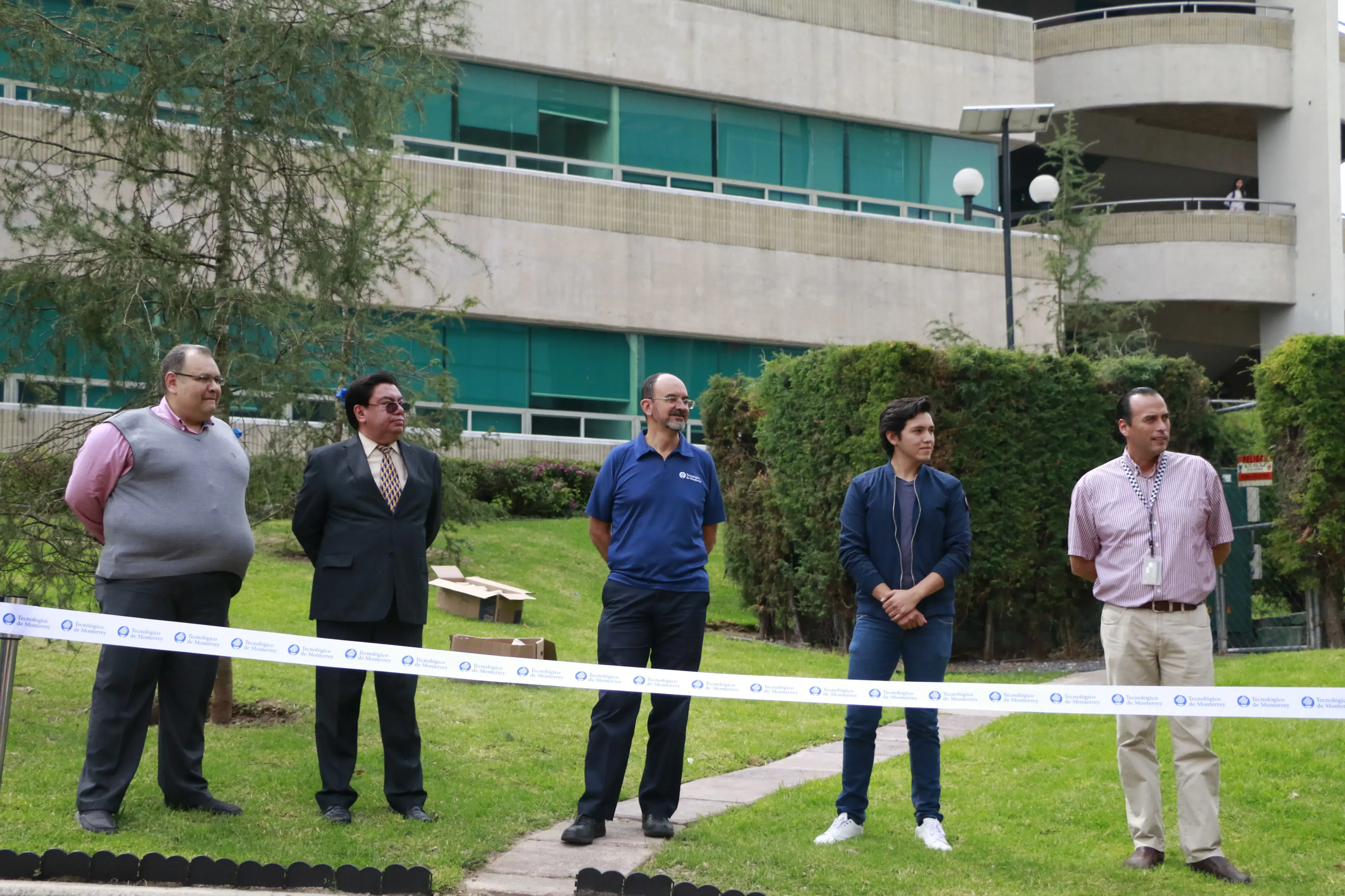 Preparados para la inauguración 