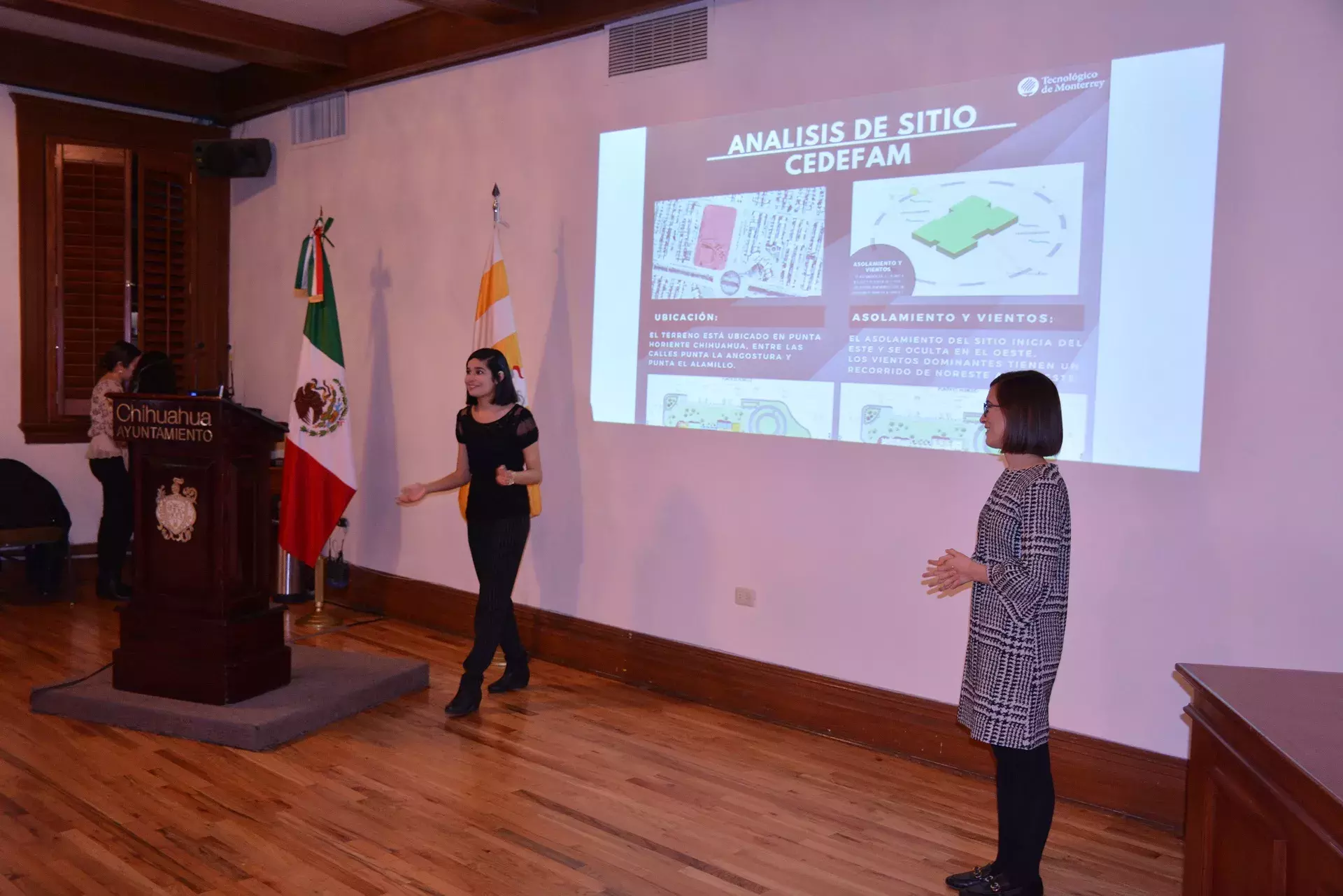 Alumnos presentaron los proyectos en el  Palacio Municipal 