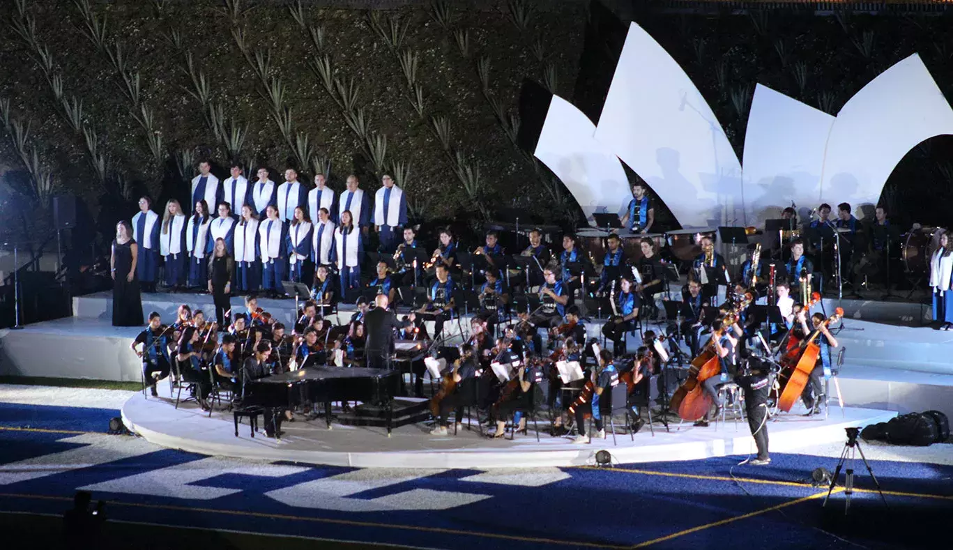 Inauguración del nuevo Estadio Borregos en el Tec campus Monterrey