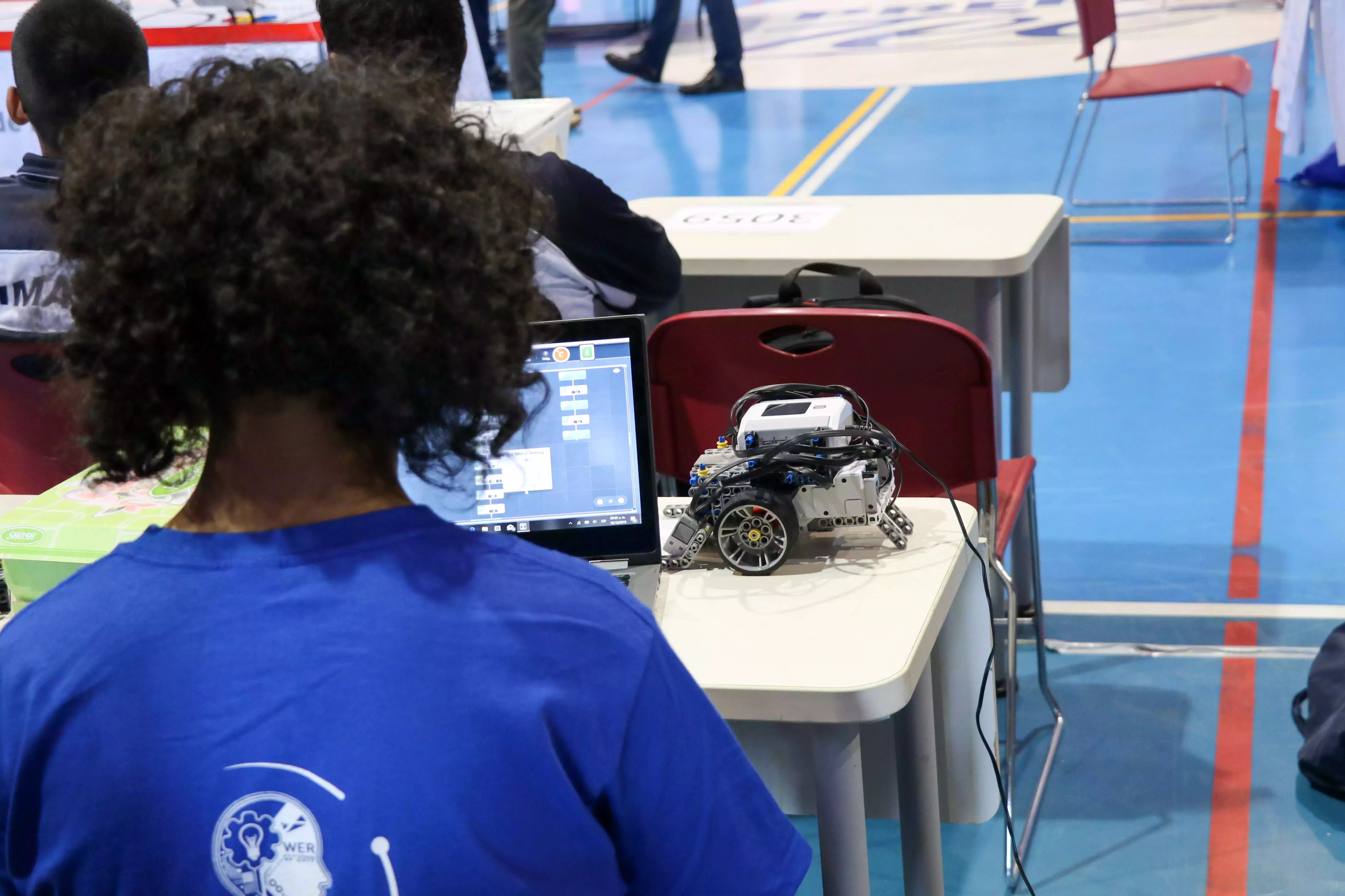 Estudiante se encuentra en la competencia.