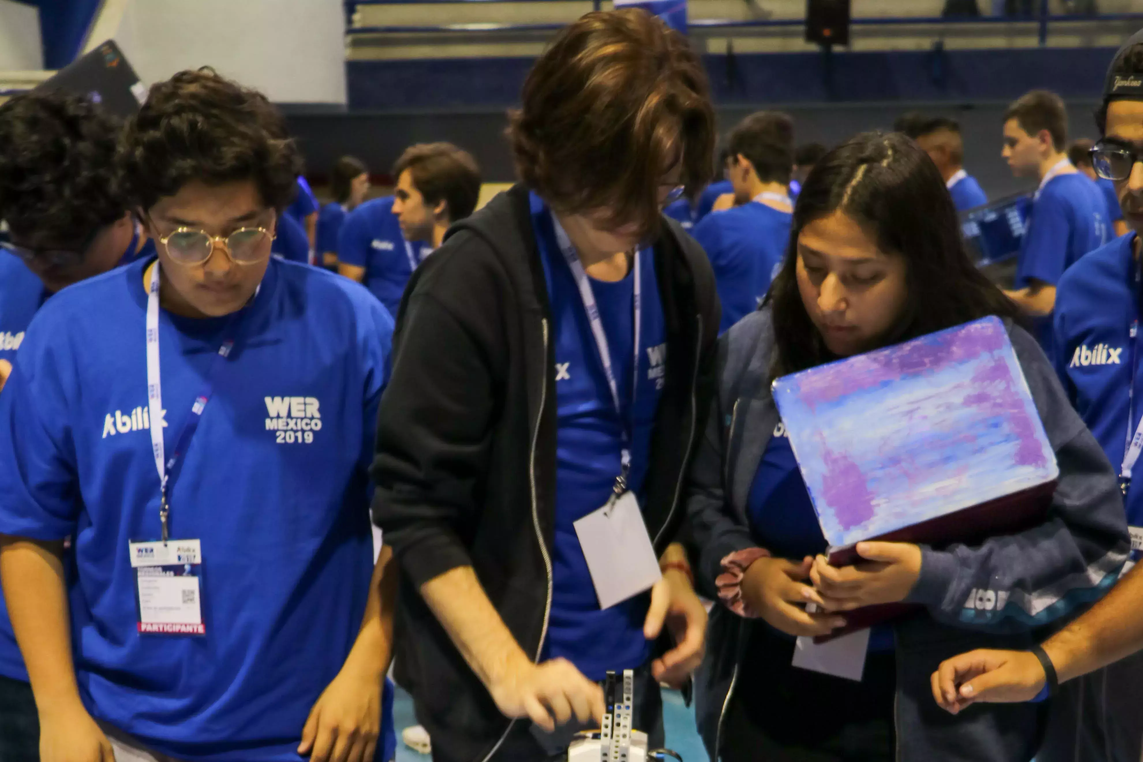 Estudiante se encuentra en la competencia.