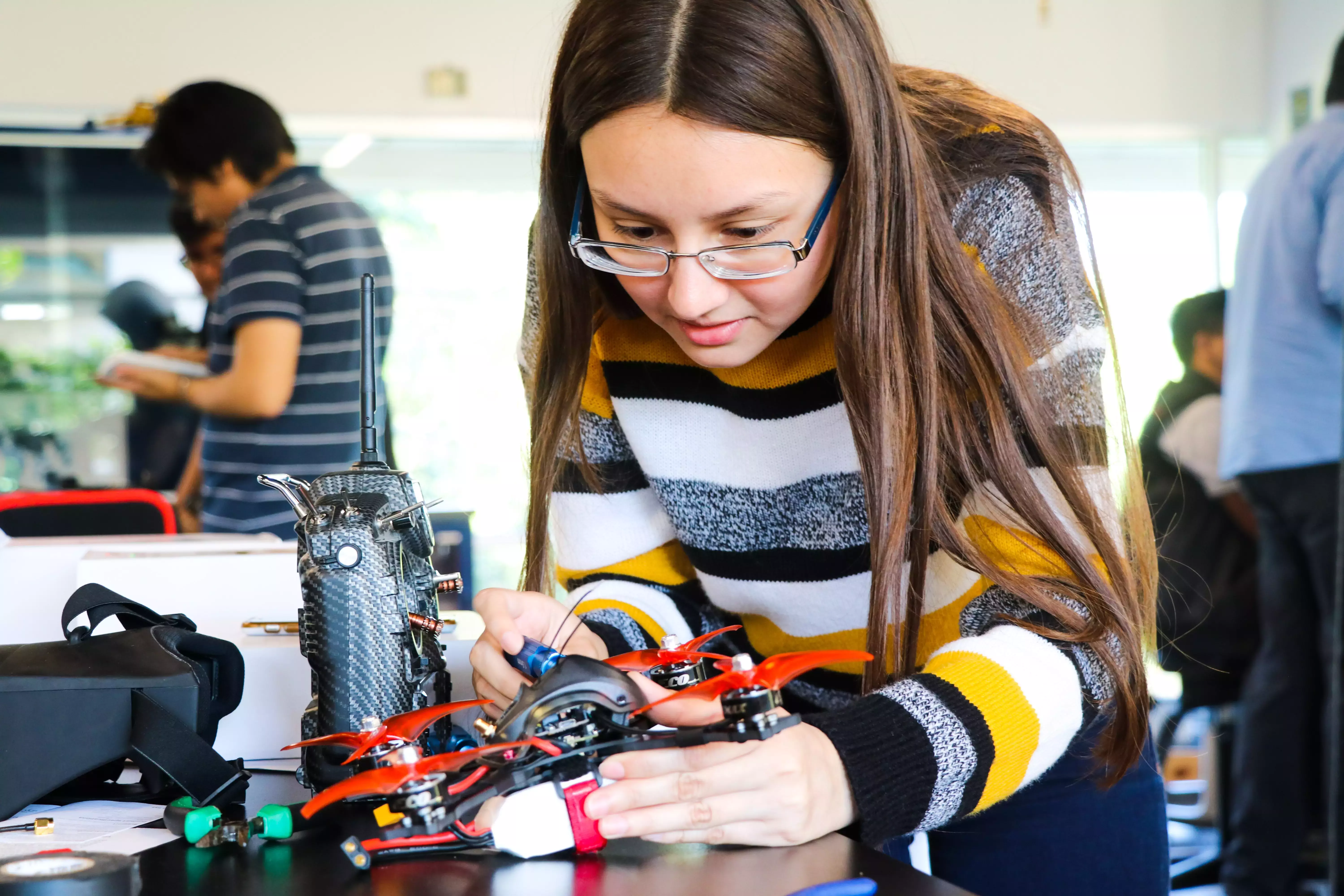 Alumna del Tecnológico de Monterrey viviendo su Semanai en campus Tampico