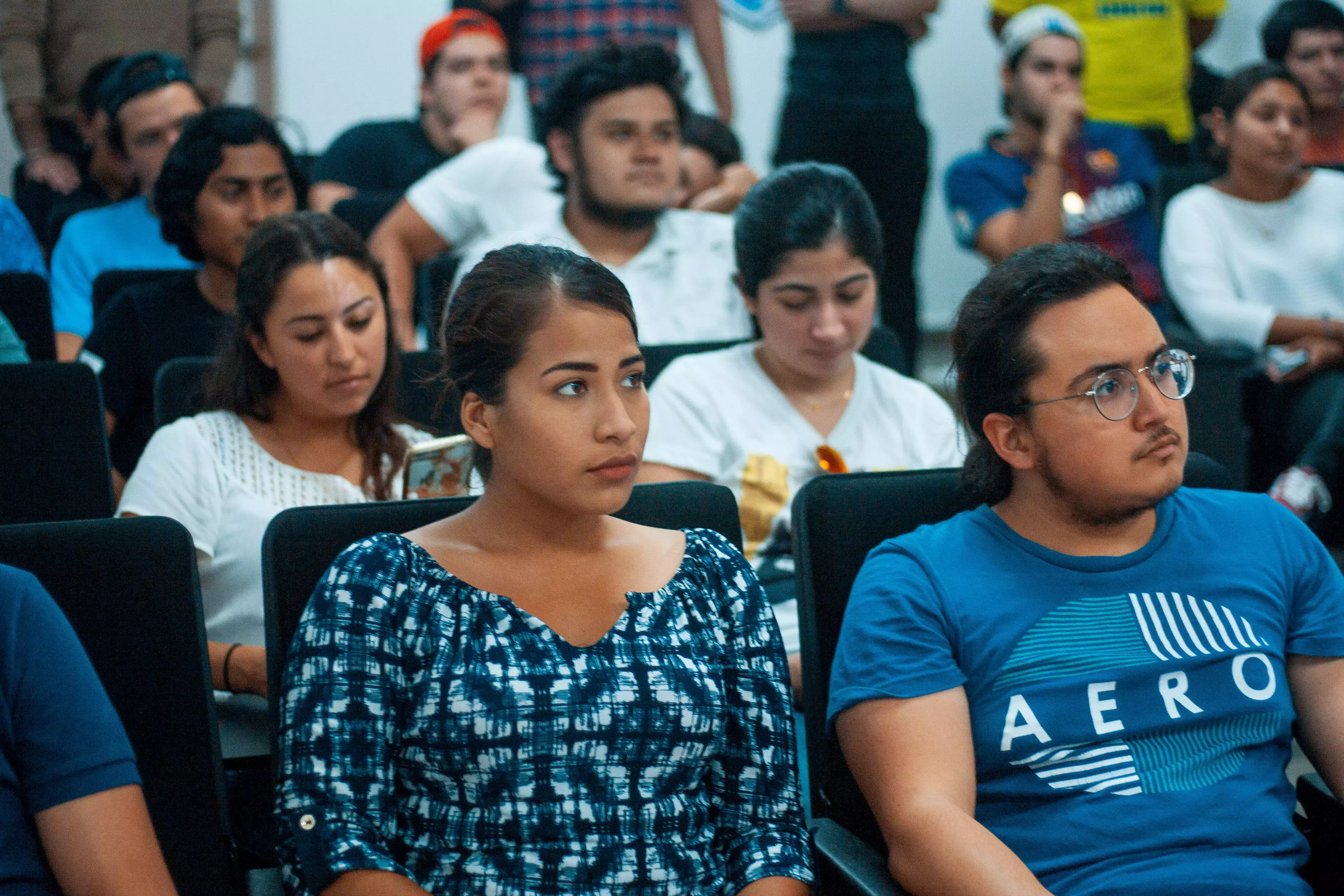 Alumnos del Tecnológico de Monterrey viviendo su Semanai en campus Tampico