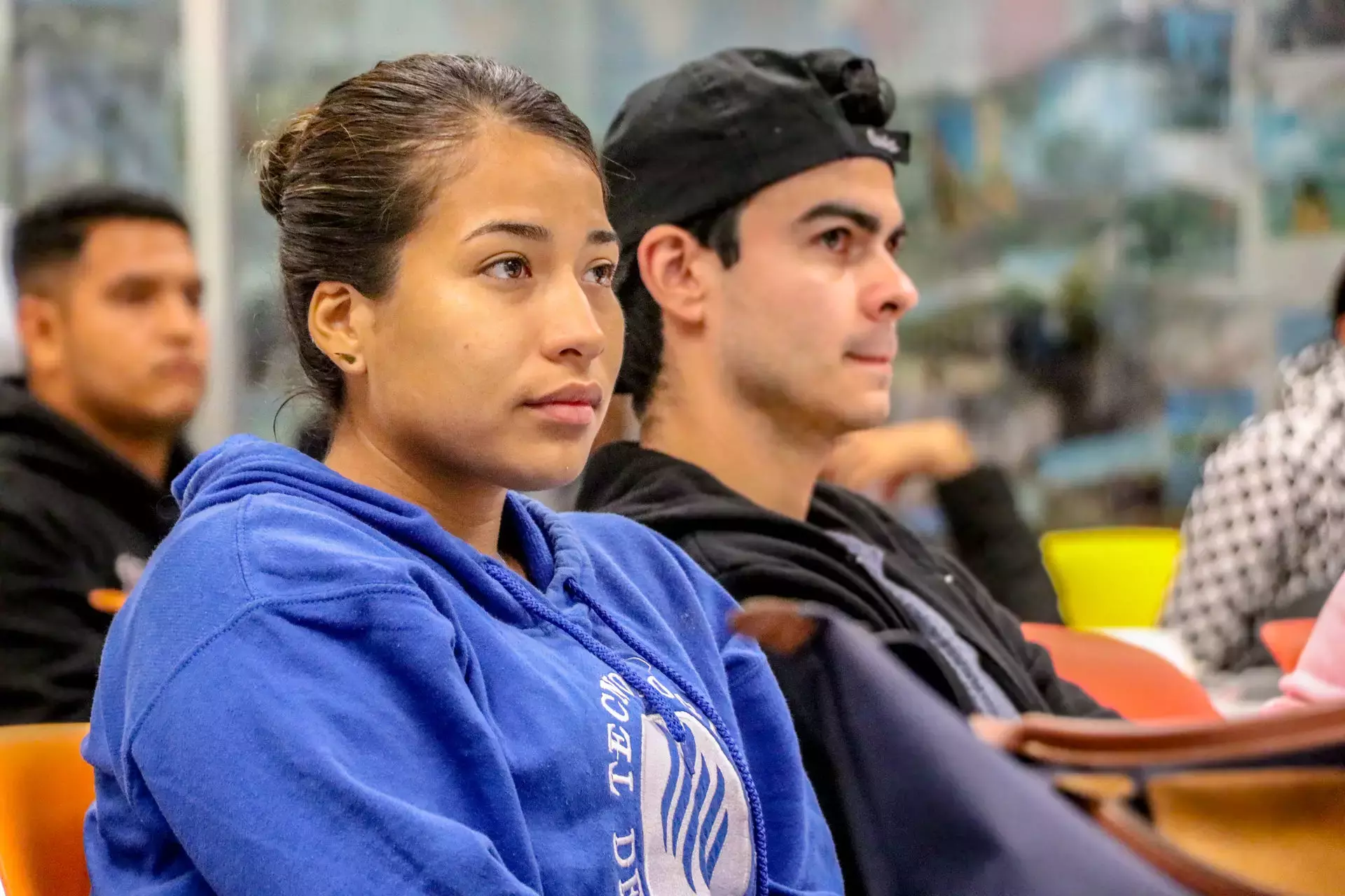 Alumnos del Tecnológico de Monterrey viviendo su Semanai en campus Tampico