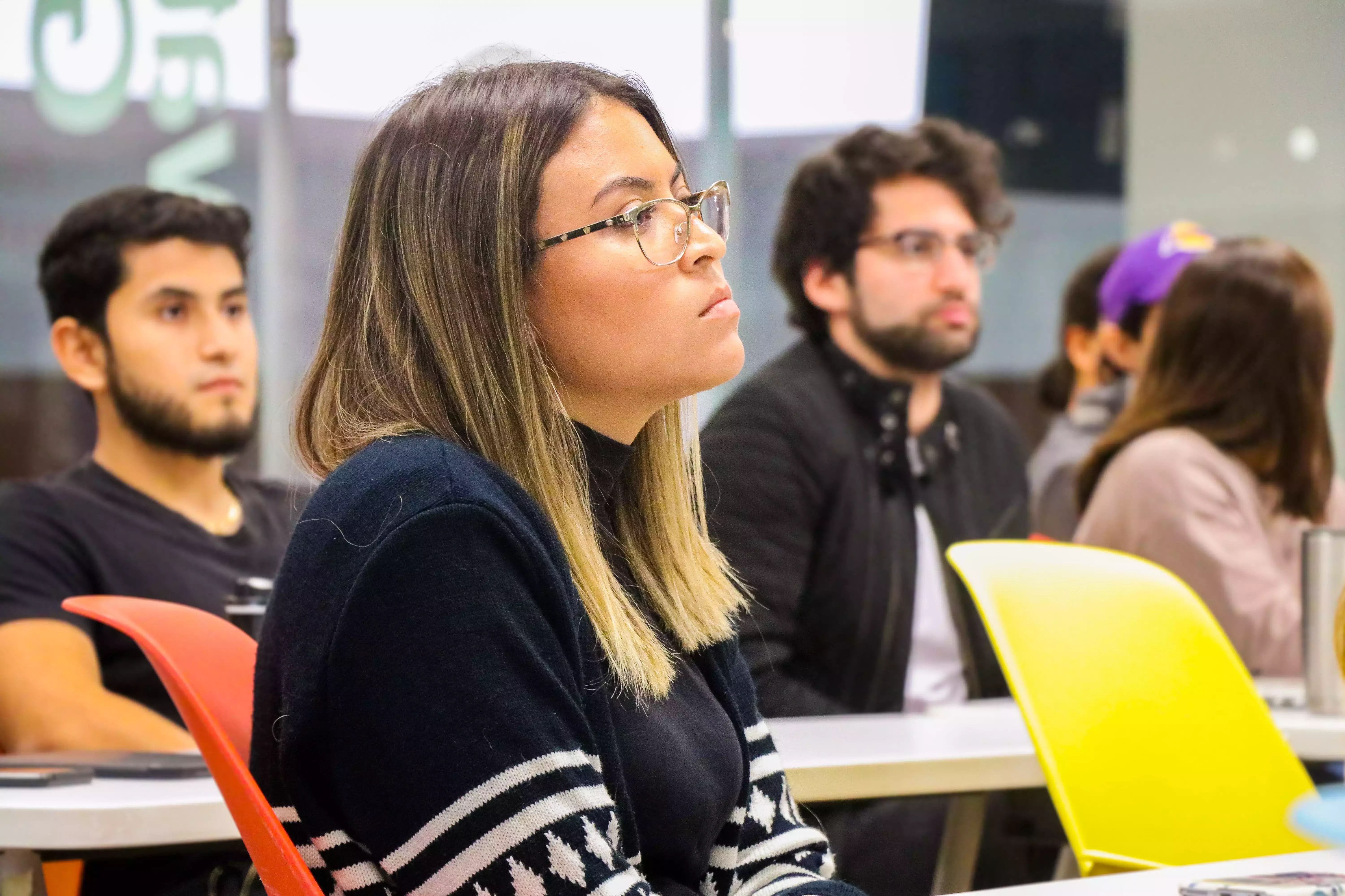 Alumnos del Tecnológico de Monterrey viviendo su Semanai en campus Tampico