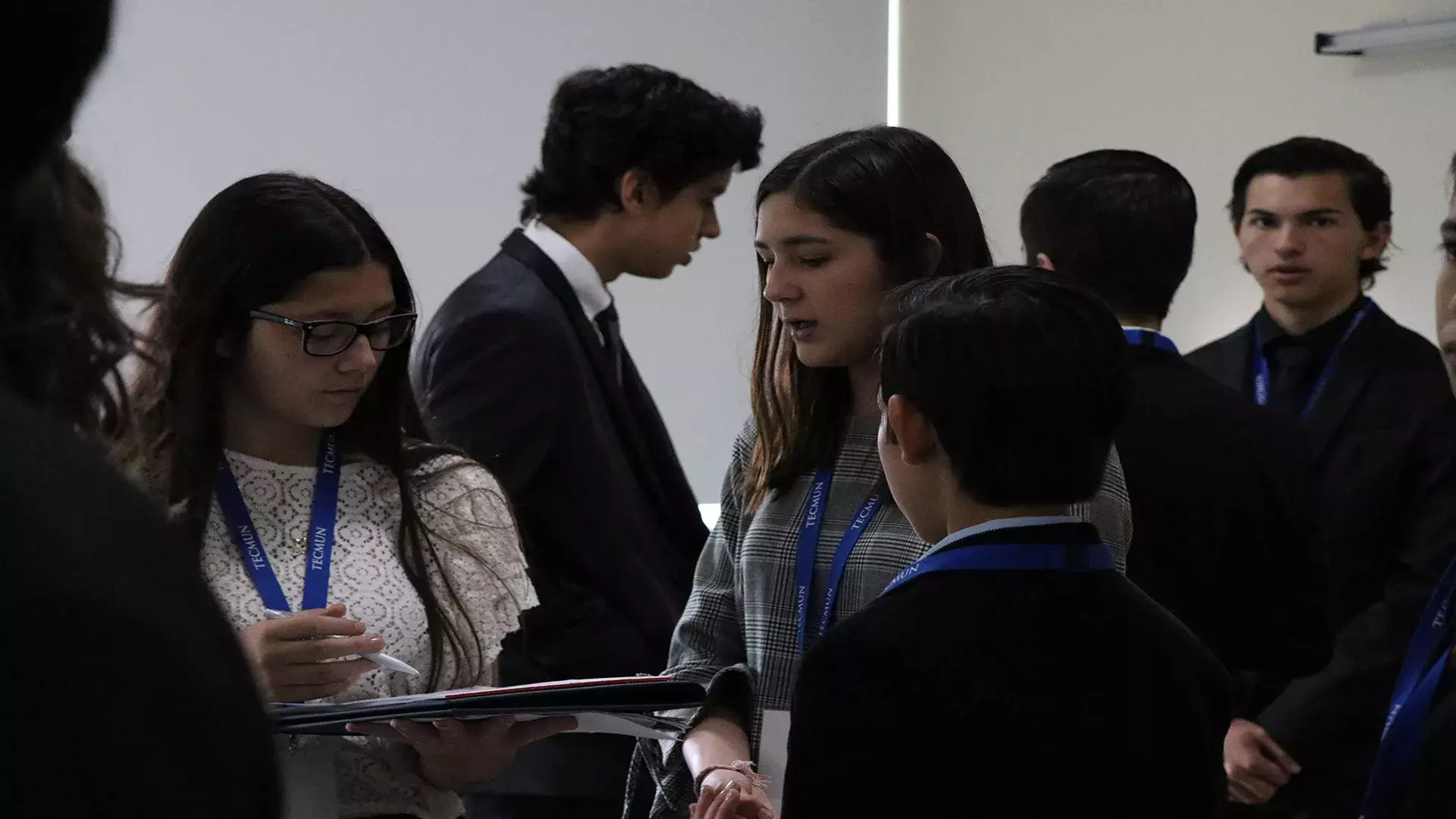 Delegados del Consejo Económico y Social (ECOSOC) en el proceso de la resolución. 