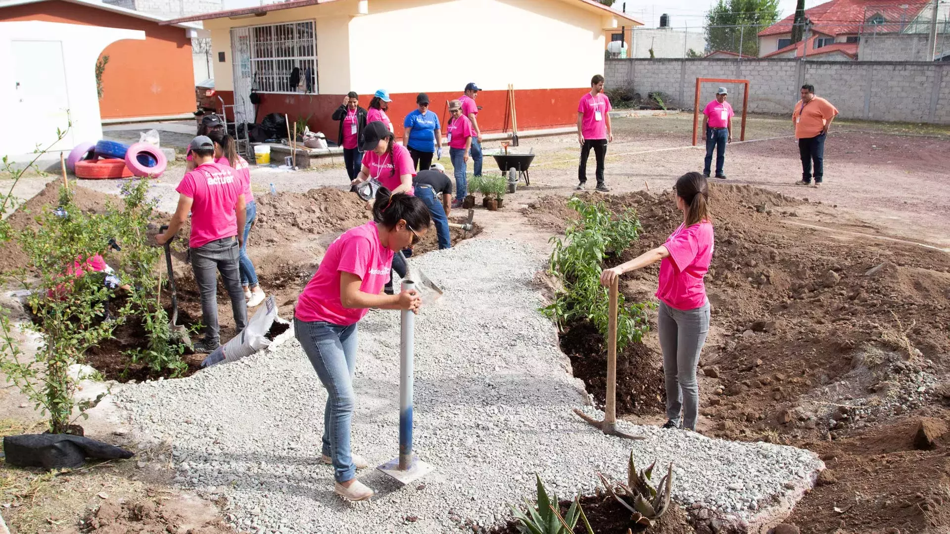 Actividades Voluntariado Escuela Quetzalcóatl de Pachuca