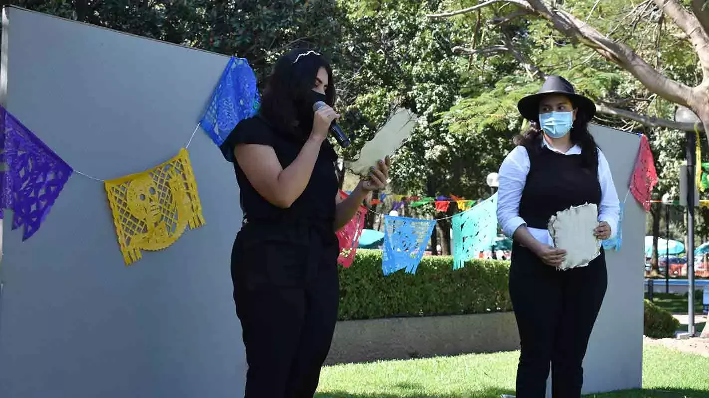 Fiesta de Humanidades en PrepaTec Guadalajara celebra el Día de Muertos.