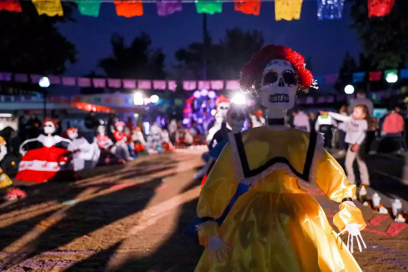 Fiesta de Humanidades de PrepaTec Guadalajara para celebrar el día de muertos.