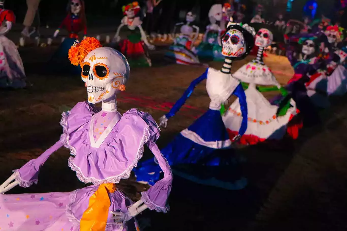 Fiesta de Humanidades de PrepaTec Guadalajara para celebrar el día de muertos.