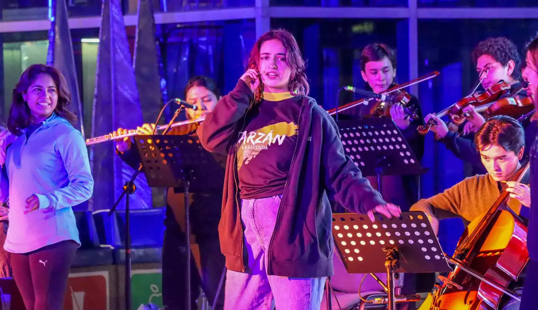 Cantando con el corazón en Fiestas Tec 2023 campus SLP