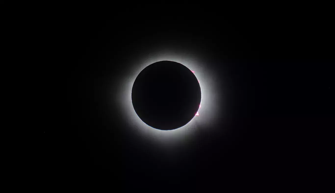 Eclipse solar total en Torreón desde el Tec de Monterrey campus Laguna en 2024