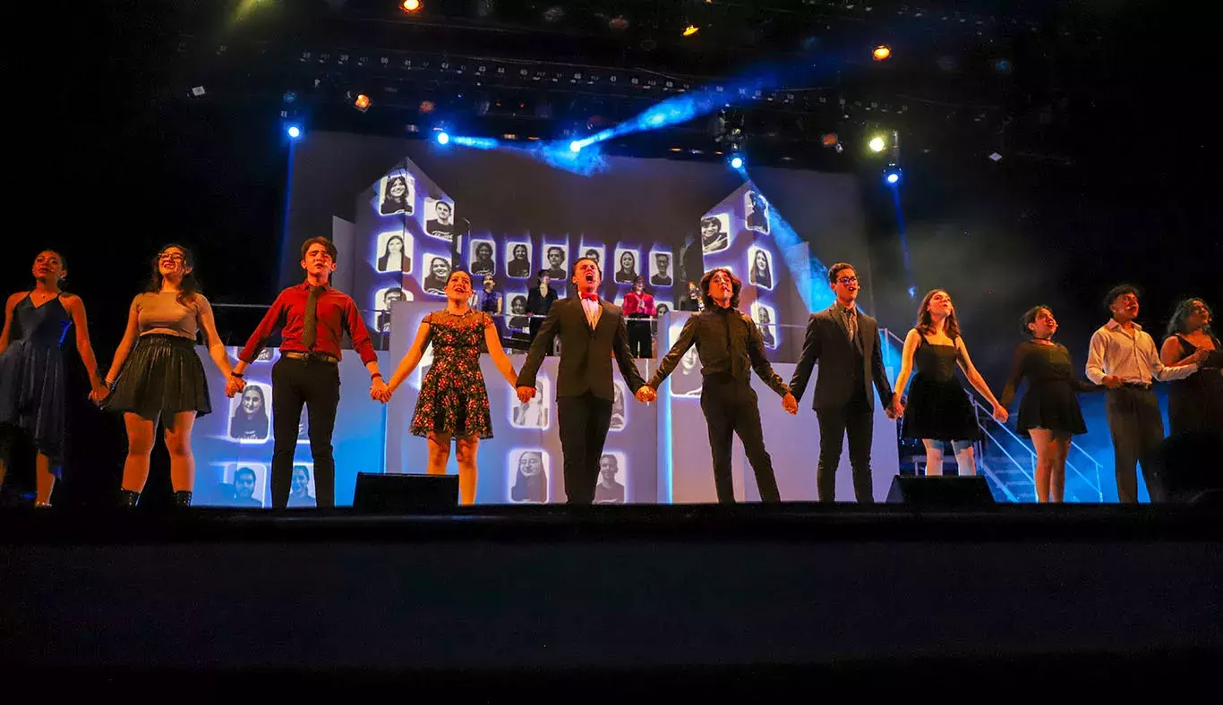 Actores y actrices participantes del musical FAME del Tec de Monterrey campus Laguna