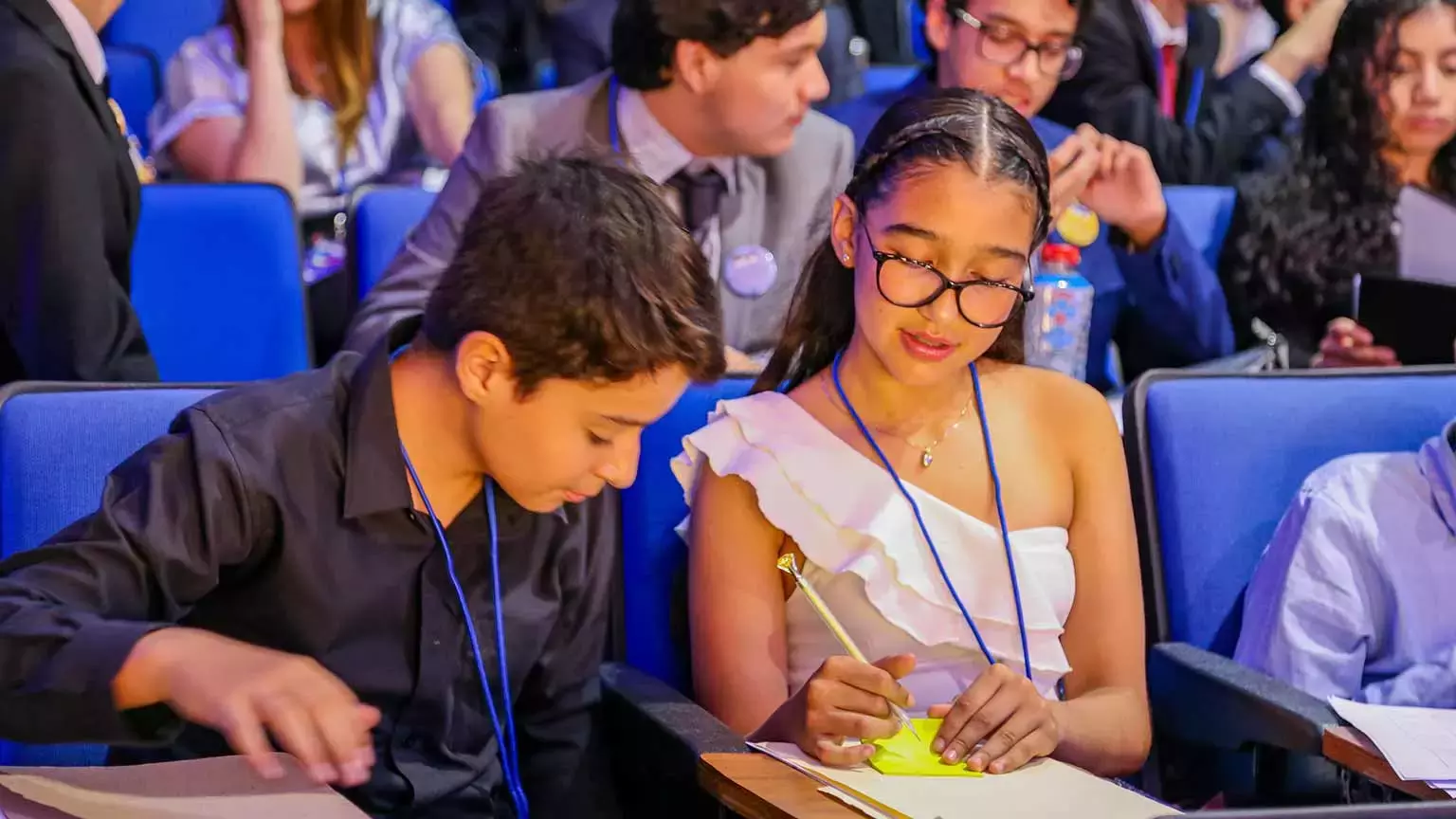 estudiantes en TECMUN en Tec Campus Tampico