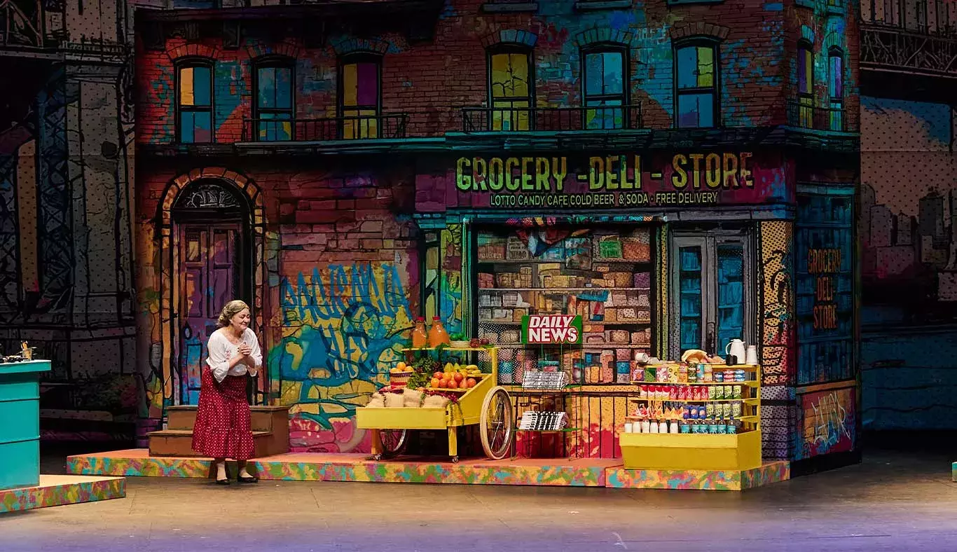 Escena de obra teatro musical In The Heights