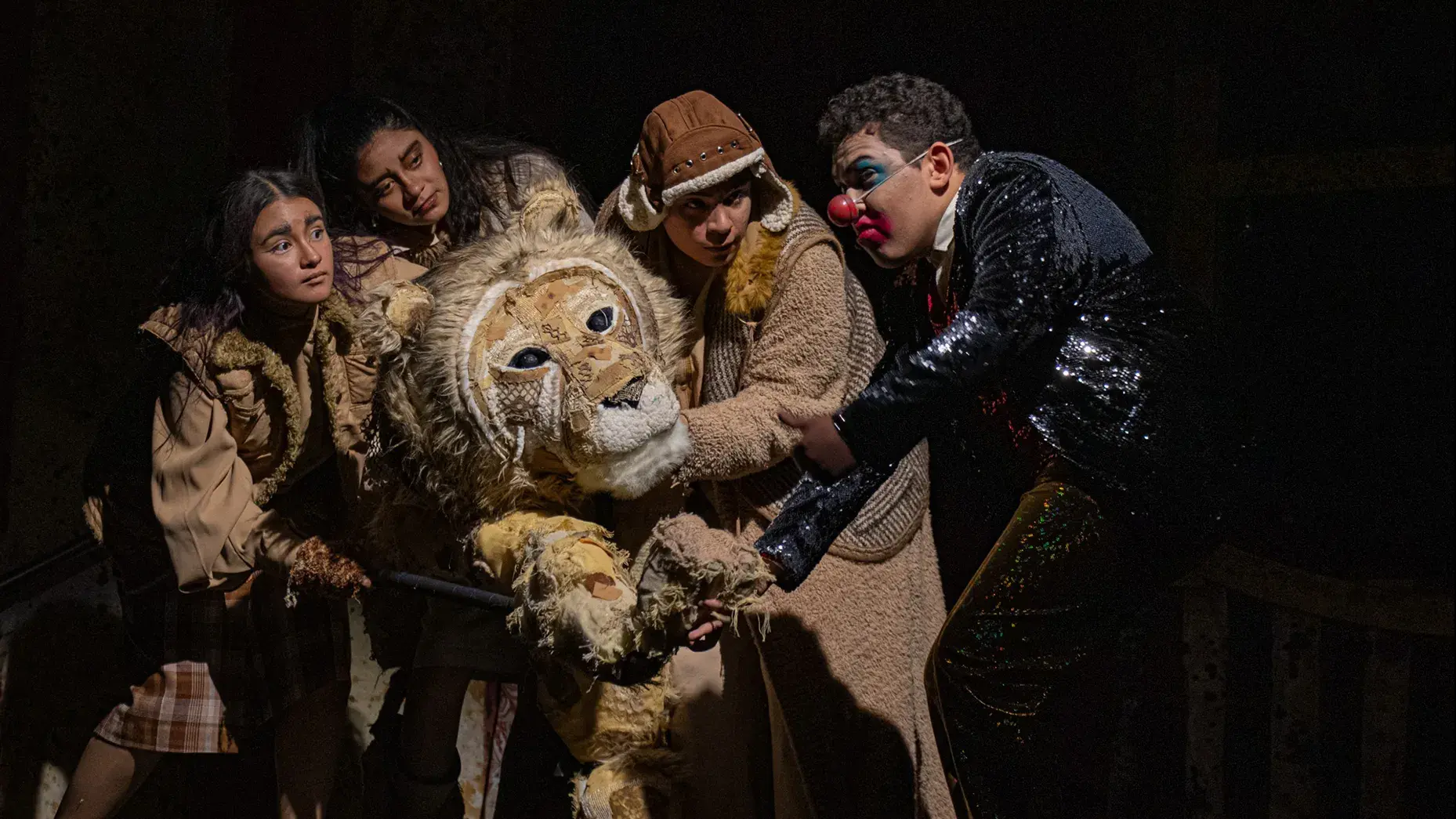 Puesta en escena El Circo sin Bestias