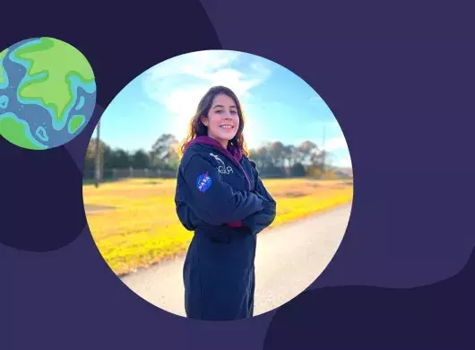 Raquel Reyes alumna del Tec campus Querétaro fue seleccionada junto con su equipo para asistir a un programa aeroespacial