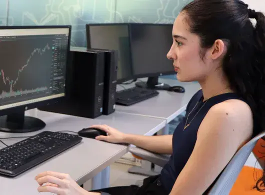 Arantxa Miranda, alumna de quinto semestre de la Licenciatura en Finanzas (LAF) del Tecnológico de Monterrey, Campus Cuernavaca fue seleccionada para participar en la estancia profesional Clínica Fondo BBVA-Tec.