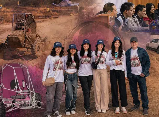 Equipo de la Escuela de Ingeniería y Ciencias del Tec de Monterrey campus Laguna preente en Baja SAE México 2025