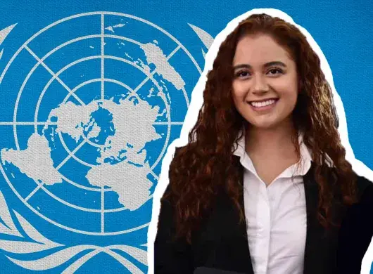 Abril Yañez, estudiante del Tec en Estado de México, presentó en la ONU su investigación sobre acceso a la justicia para mujeres jóvenes en México.