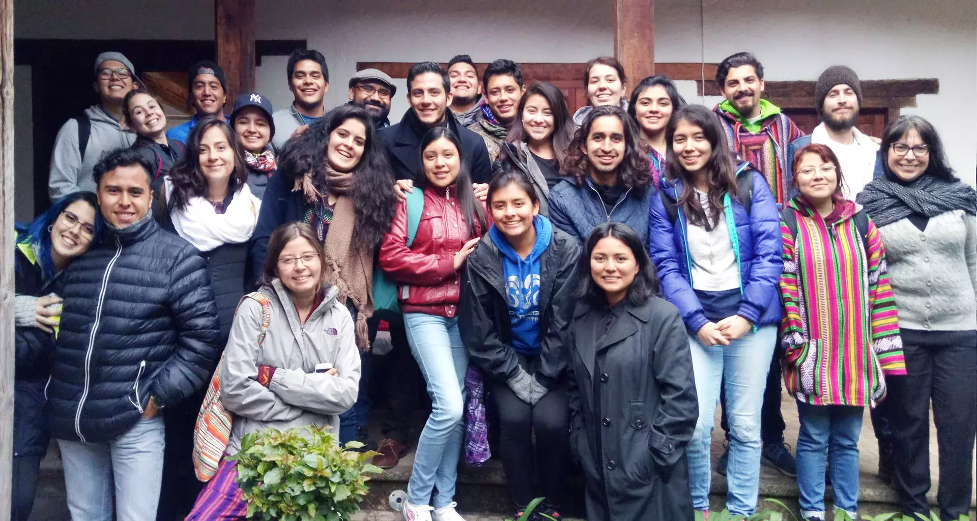 Los alumnos del Semestre i, en la visita a Impacto