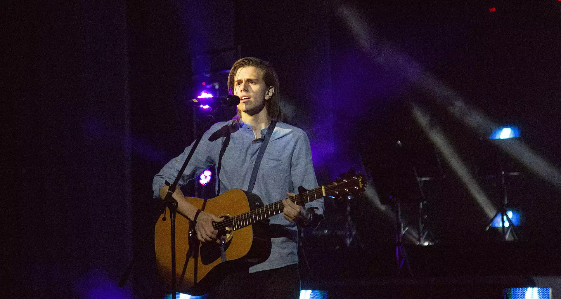 Rubén Villicaña en su participación en el FNCA