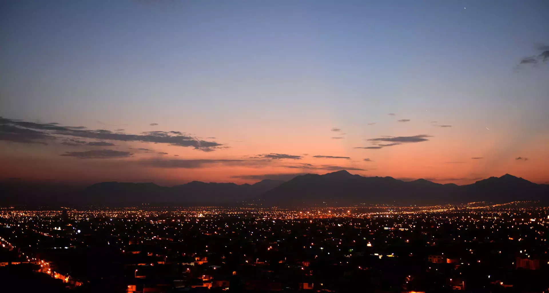 Imagen de Saltillo al atardecer