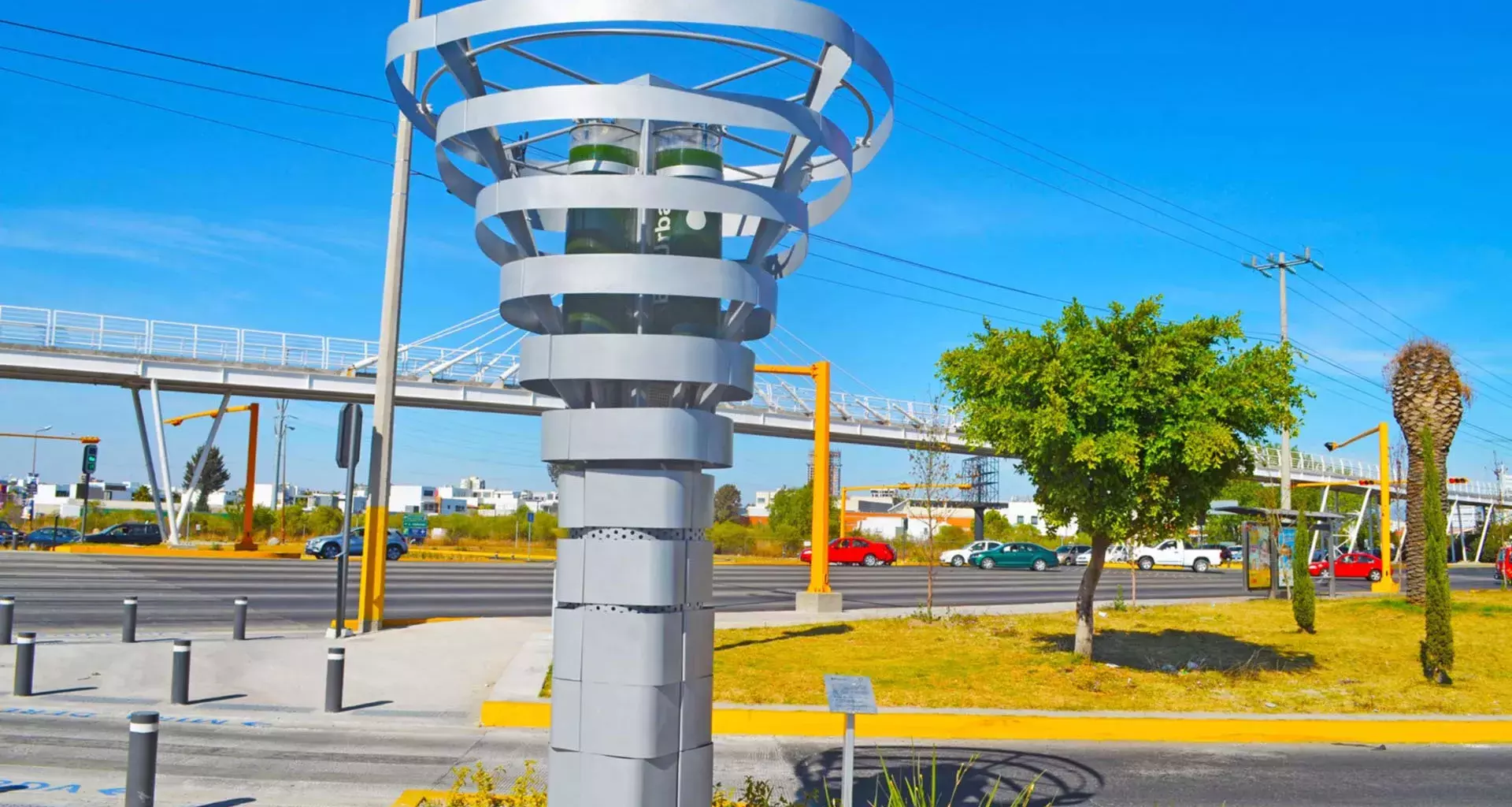 Las torres BIOURBAN tienen un sistema de biofiltración de agentes contaminantes atmosféricos