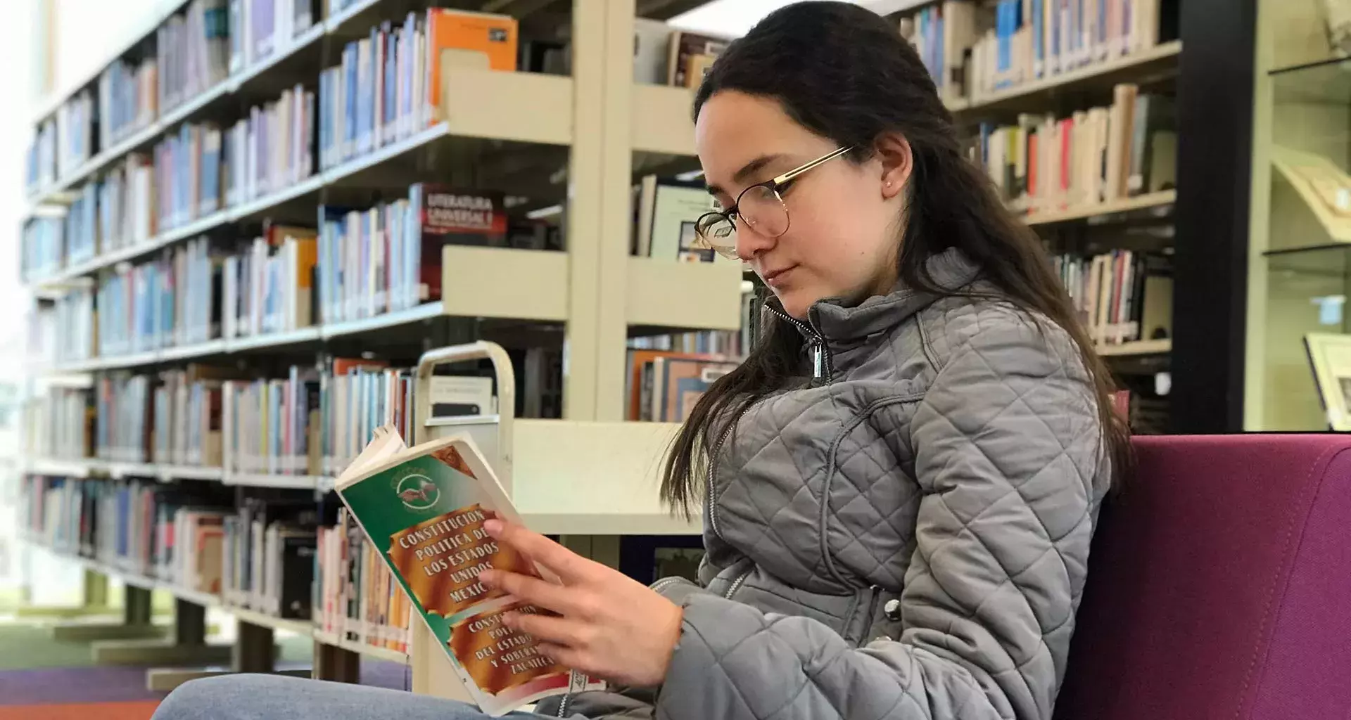 Mariana Campos, alumna participante en el Parlamento Joven