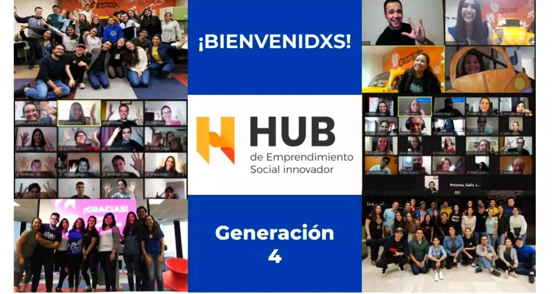 Alumnos presentes en el Hub de Emprendimiento Social 