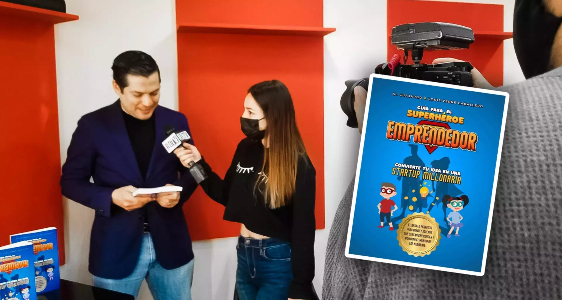 Empresario y su libro para promover el emprendimiento en niños